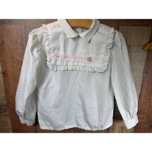 Vintage Girls Bugoff Modest Lace Square Neck Top 4 Lightweight Cottagecore